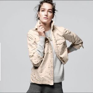 J Crew Cotton Gold Star Ecru Button Down M